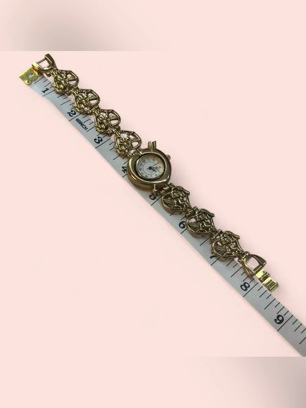 Vintage Cupid's Bow & Heart Watch